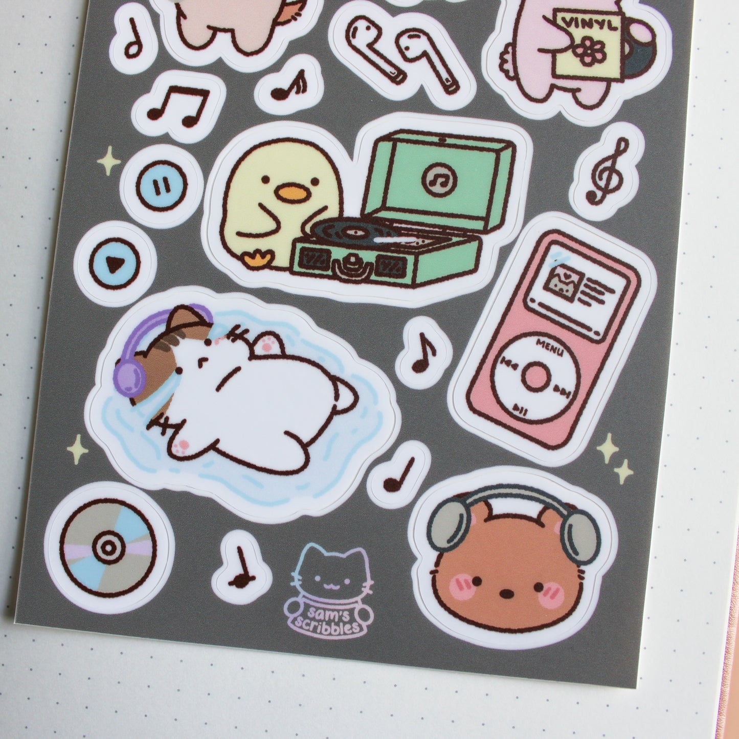 Tiny Tunes • Vinyl Sticker Sheet