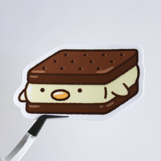 Lemon Ice Cream Sandwich • Vinyl Sticker