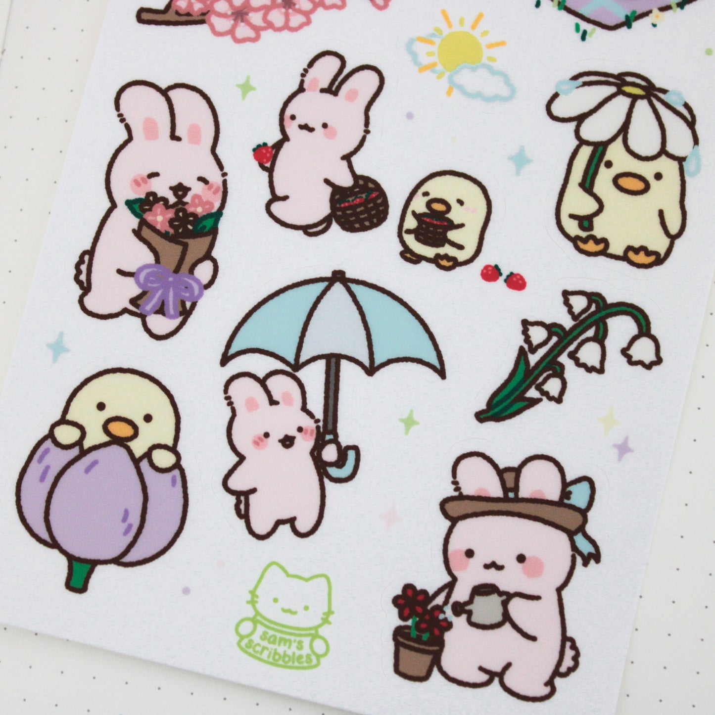 Garden Days β’ Vinyl Sticker Sheet