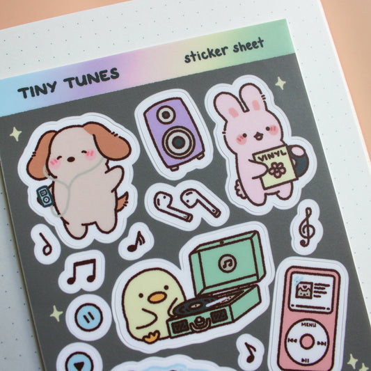 Tiny Tunes • Vinyl Sticker Sheet