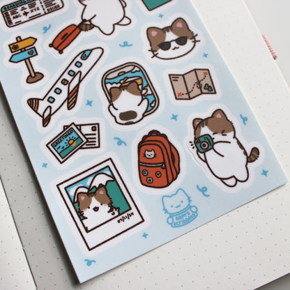 Happy Travels • Vinyl Sticker Sheet