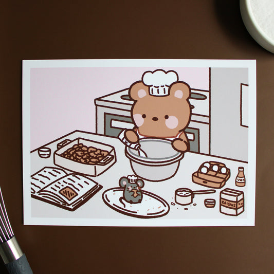 Beary Baking • Art Print