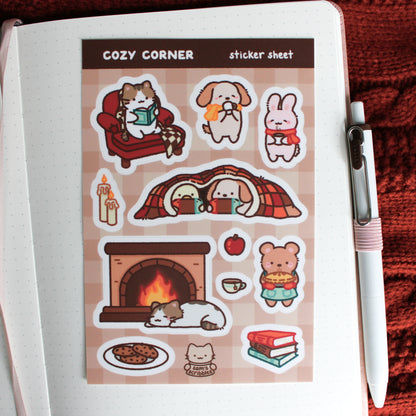 Cozy Corner • Vinyl Sticker Sheet