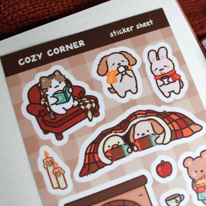 Cozy Corner • Vinyl Sticker Sheet