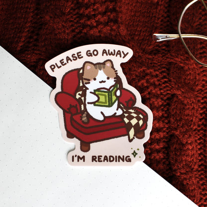 Miko I’m Reading • Vinyl Sticker