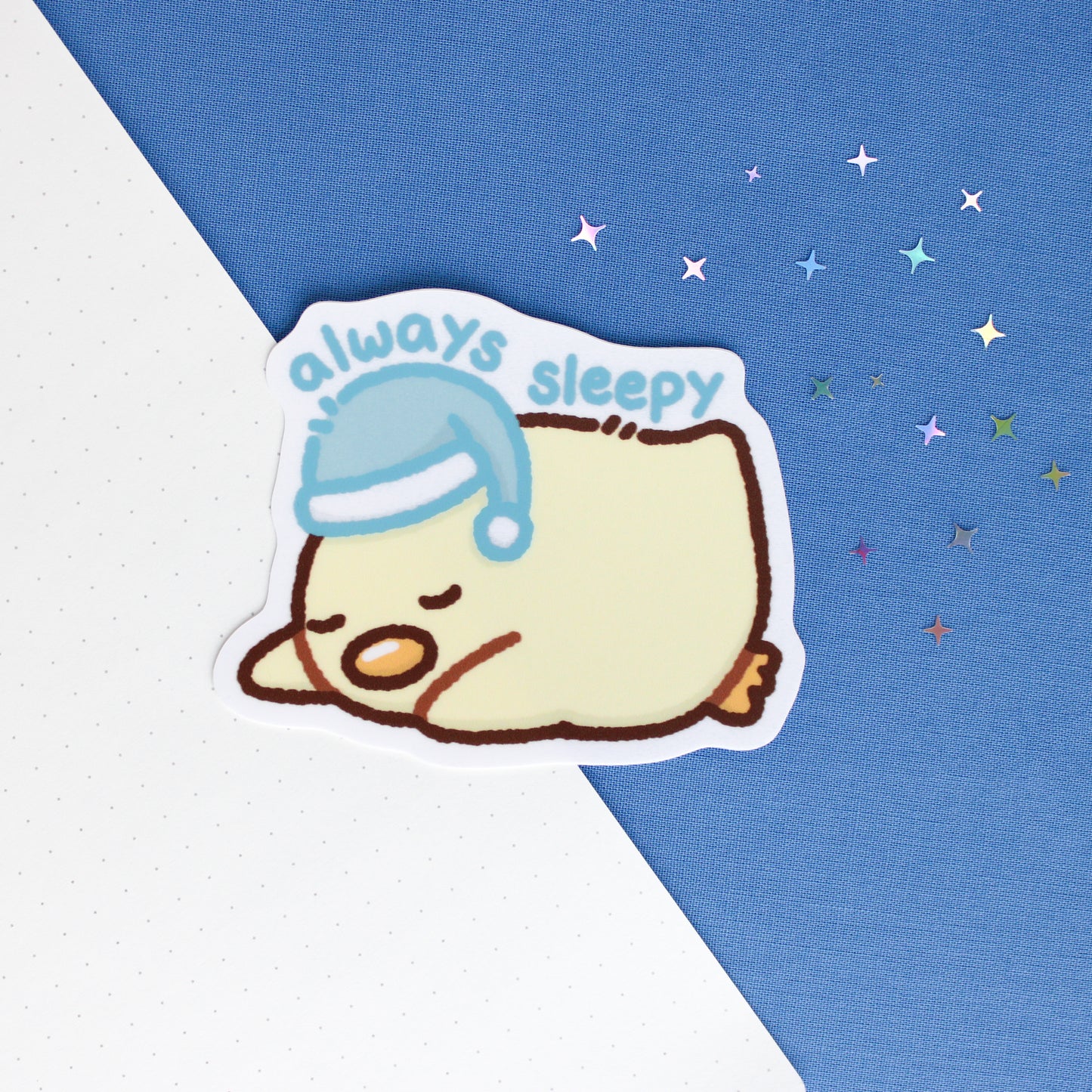 Always Sleepy Lemon • Vinyl Sticker