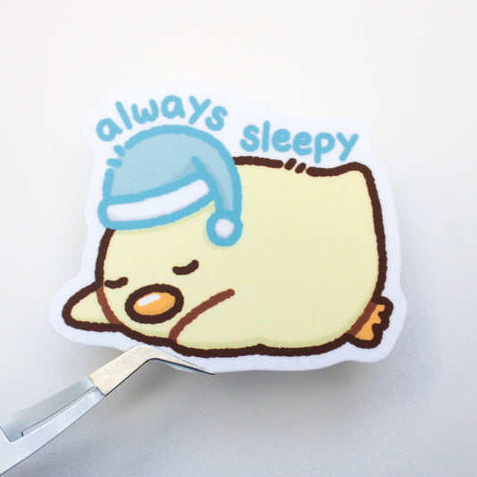 Always Sleepy Lemon • Vinyl Sticker