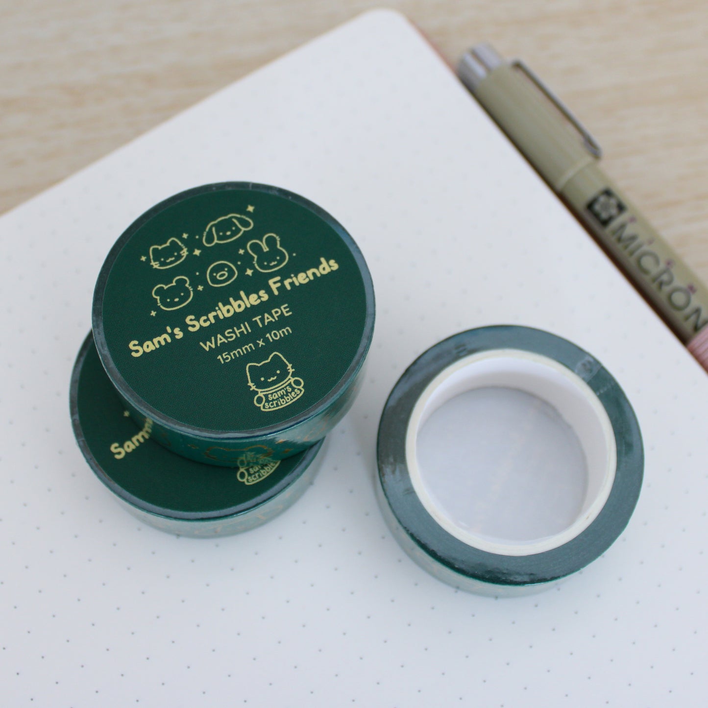 Sam's Scribbles Friends • Foil Washi Tape