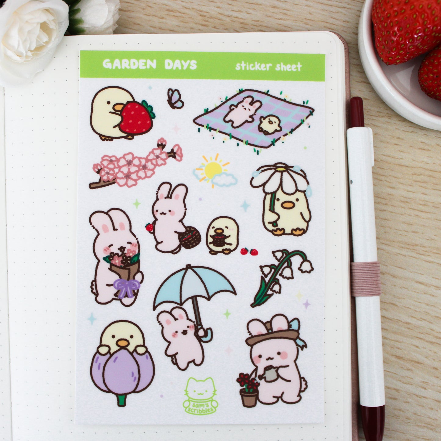 Garden Days • Vinyl Sticker Sheet