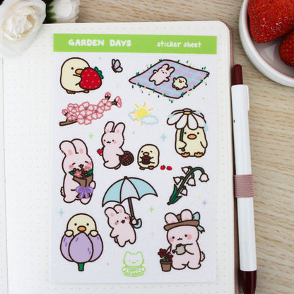 Garden Days • Vinyl Sticker Sheet
